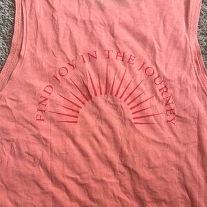 Spiritual Gangster Journey Jade Coral Sleeveless Women's Top Sz M NWT